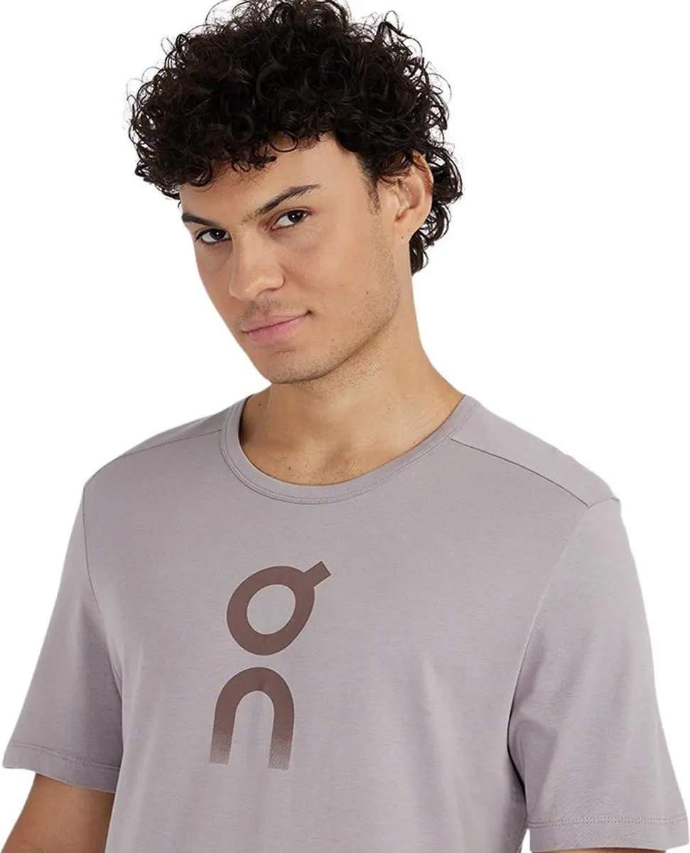 ON Running Graphic T Heren - Grijs S