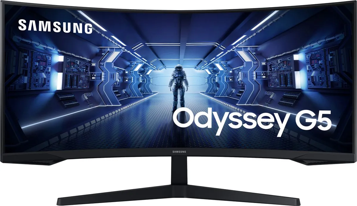 Samsung Odyssey G5 LC34G55TWWPXEN Curved Gaming Monitor 34" - 165Hz QHD