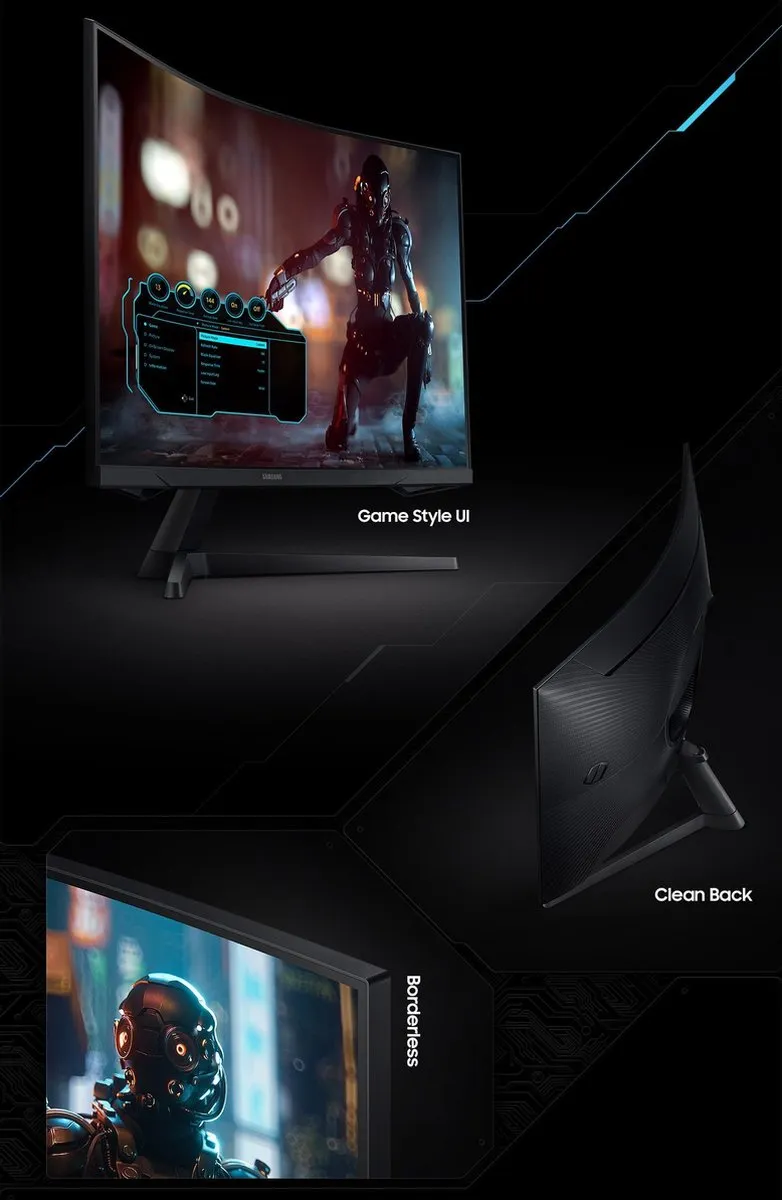 Samsung Odyssey G5 LC34G55TWWPXEN Curved Gaming Monitor 34" - 165Hz QHD