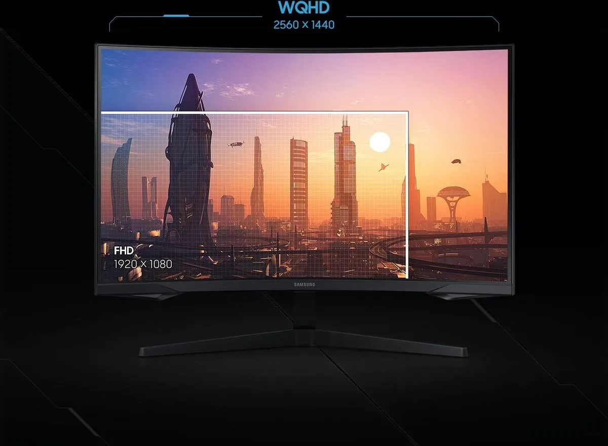 Samsung Odyssey G5 LC34G55TWWPXEN Curved Gaming Monitor 34" - 165Hz QHD