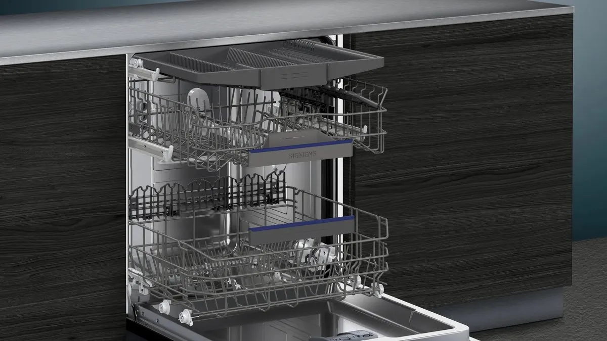 Siemens iQ300 SN73EX01CE Inbouwvaatwasser 14 Couverts - Zwart