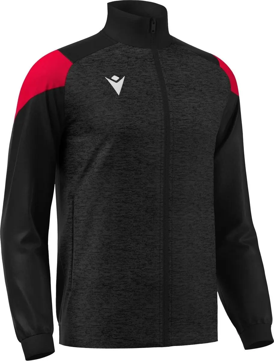 Macron Glory Prometheus Top Heren - 4XL - Zwart/Rood