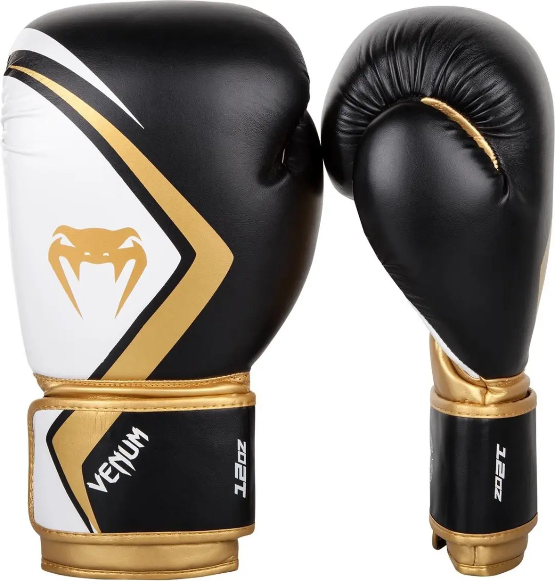 Venum Contender 2.0 Bokshandschoenen 14oz - Zwart/Wit/Goud