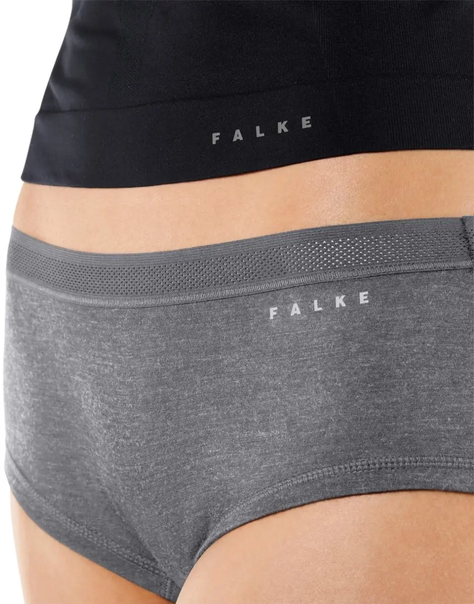 Falke Wool Silk Dames Slip - Maat L - Grijs