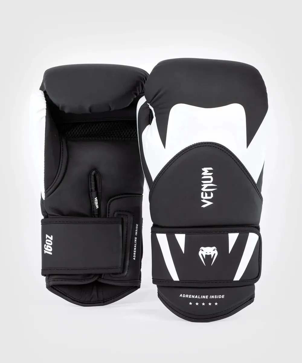 Venum Challenger 4.0 Bokshandschoenen 14oz - Zwart/Wit