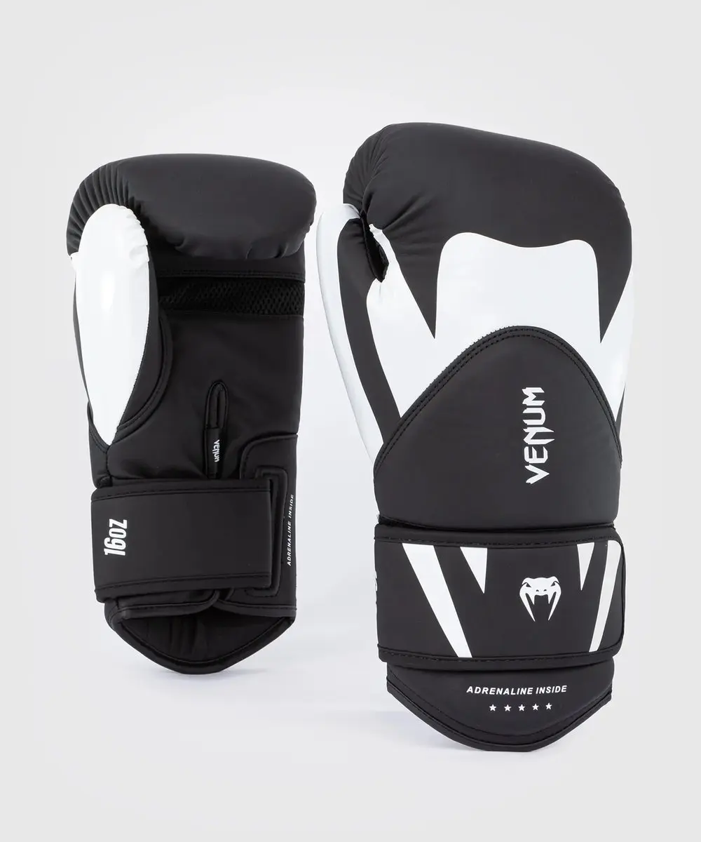Venum Challenger 4.0 Bokshandschoenen 14oz - Zwart/Wit