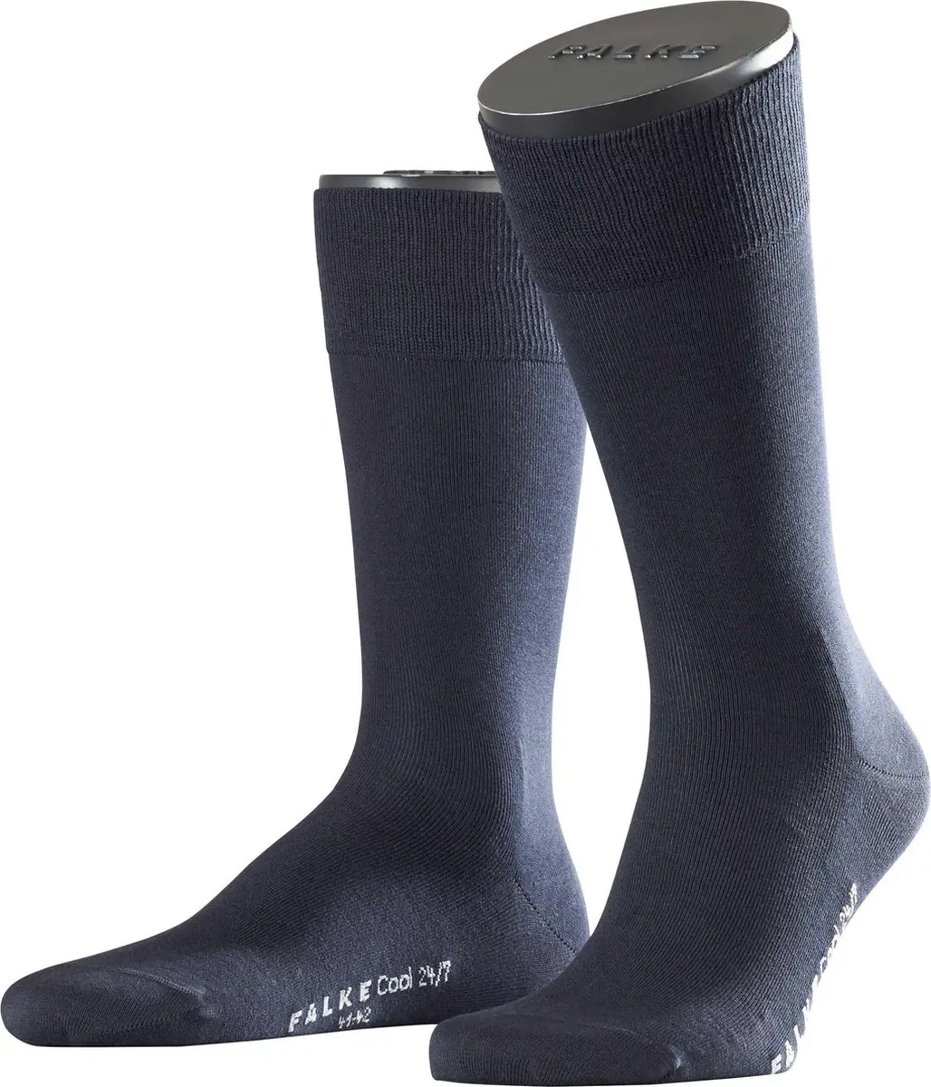 Falke Cool 24/7 Herensokken - Marine - 47/48