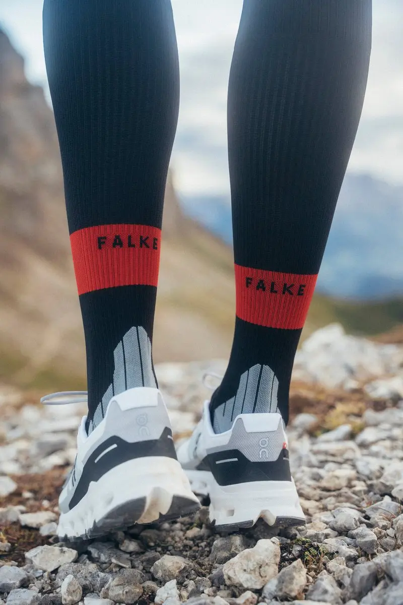 Falke RU Compression Energy Hardloopsokken - Dames - Zwart - Maat 39-42