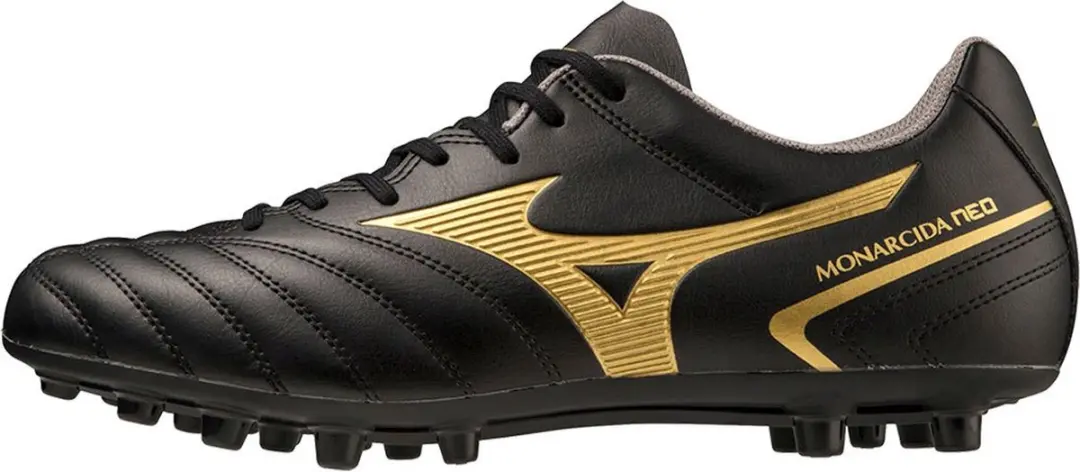 Mizuno Monarcida Neo II Select AG Voetbalschoenen - 45 - Zwart/Goud