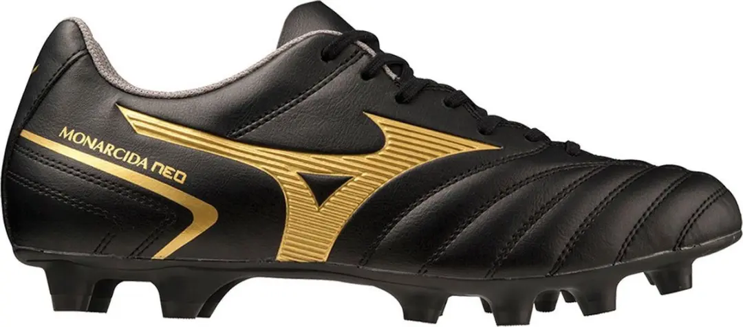 Mizuno Monarcida Neo II Select AG Voetbalschoenen - 45 - Zwart/Goud