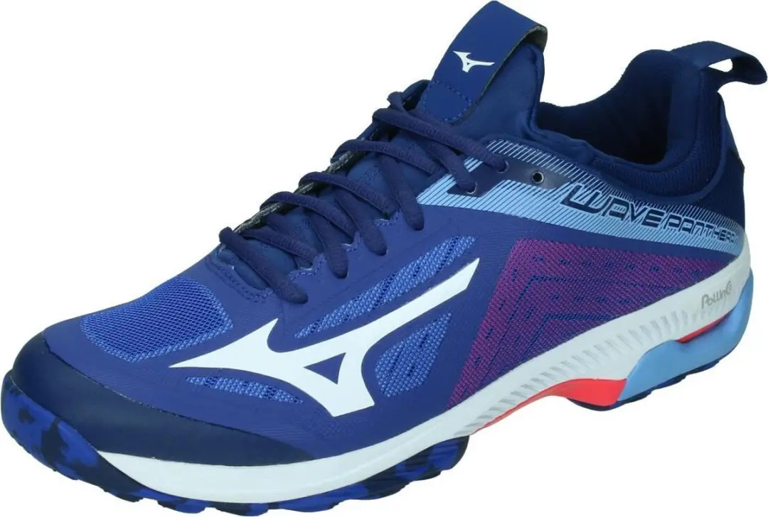 Mizuno Wave Panthera Korfbalschoenen TF - Blue/White - afbeelding 2 van 6