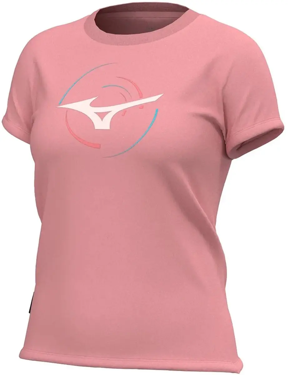 Mizuno Athletic RB T-shirt - Roze M