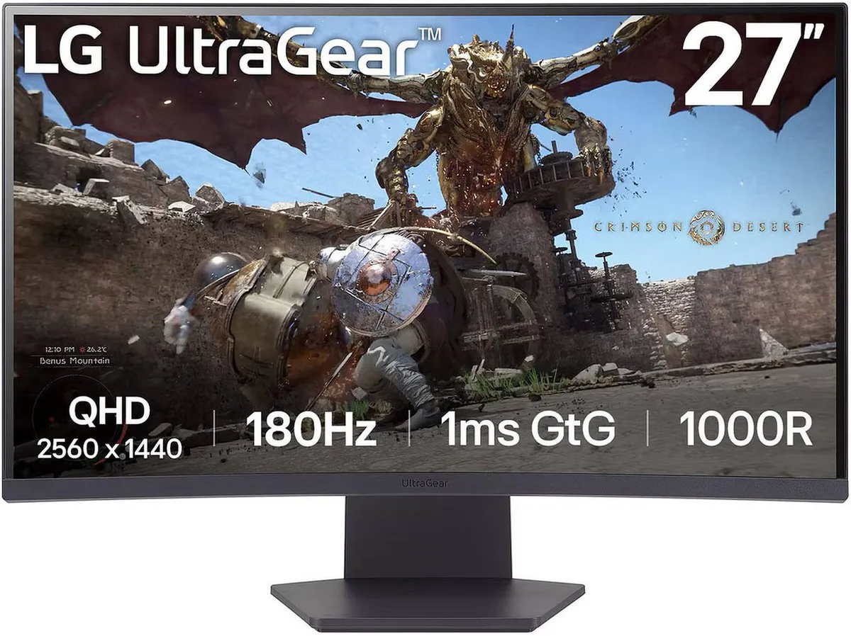LG UltraGear 27GS60QC-B Gamingmonitor 27"