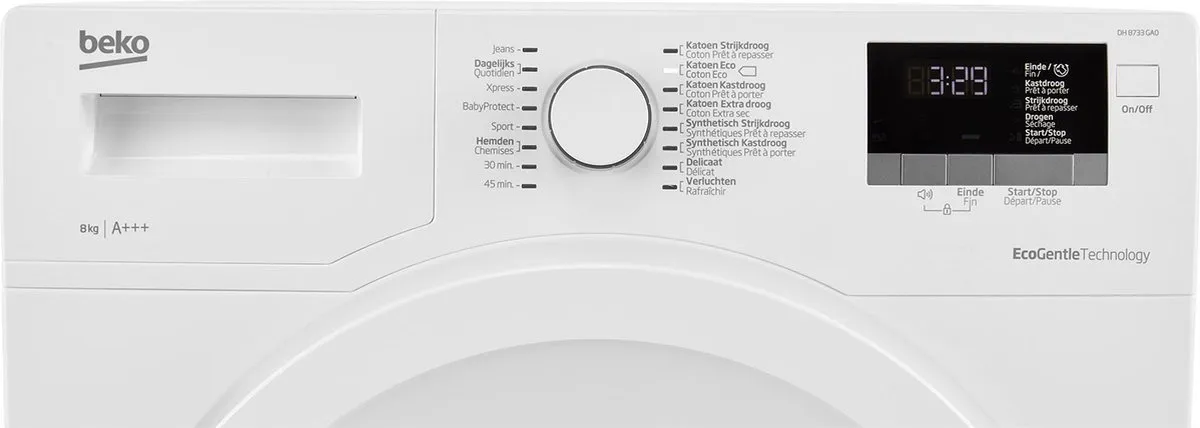 Beko DH8733GA01 Warmtepompdroger 8 kg - Wit