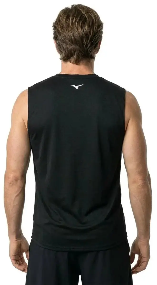 Mizuno Impulse Core Mouwloos T-shirt S - Zwart