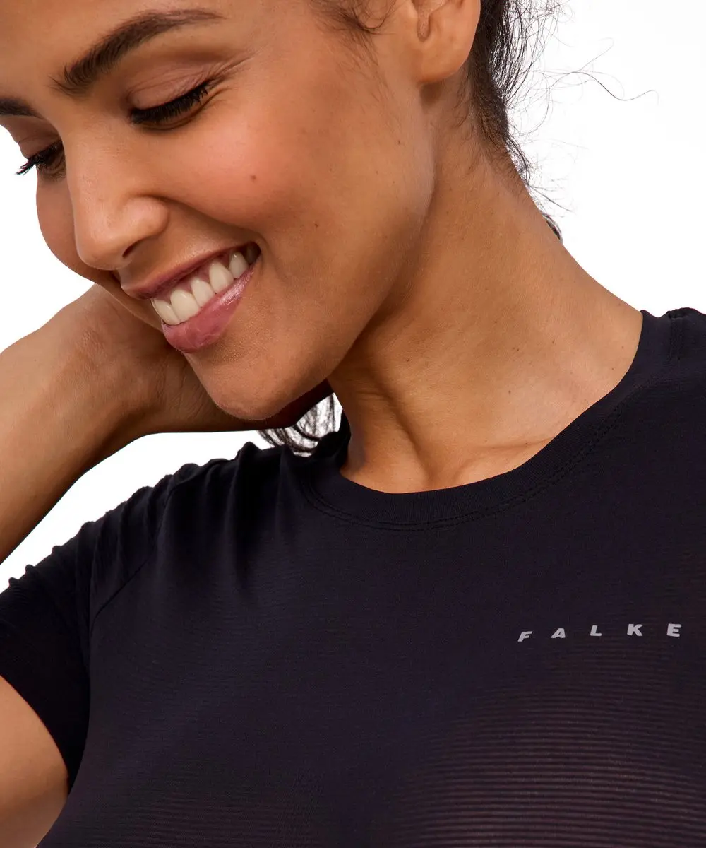 Falke Ultralight Cool Dames T-shirt XS - Zwart