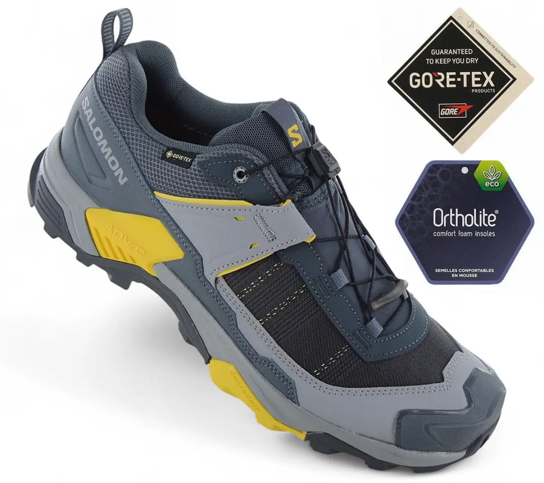 Salomon X ULTRA 5 GTX Wandelschoenen - Heren - Grijs - Maat 47 1/3