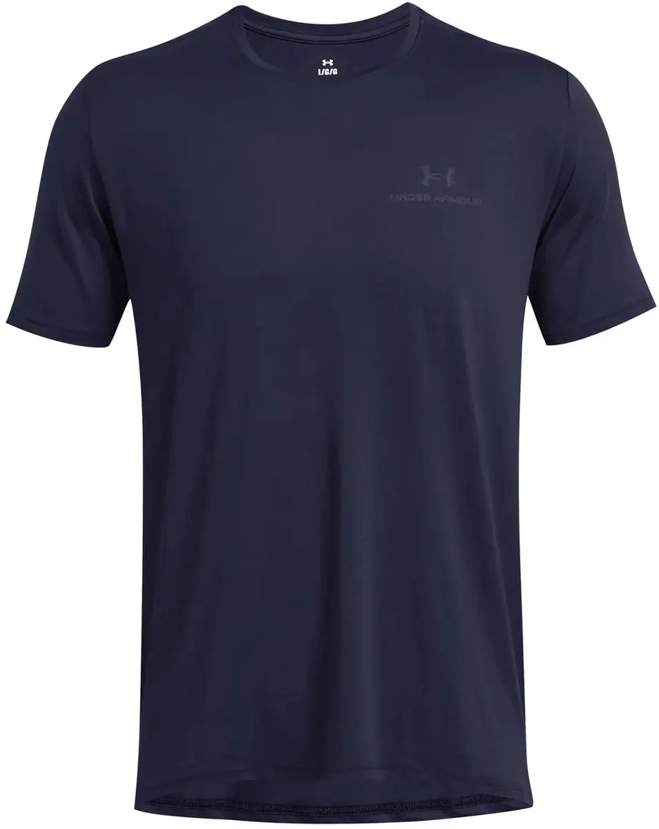 Under Armour Vanish Energy SS Shirt Heren - L - Donkerblauw - afbeelding 6 van 6