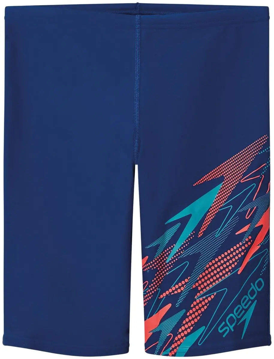 Speedo Medley Logo Jammer Jongens 164 - Blauw