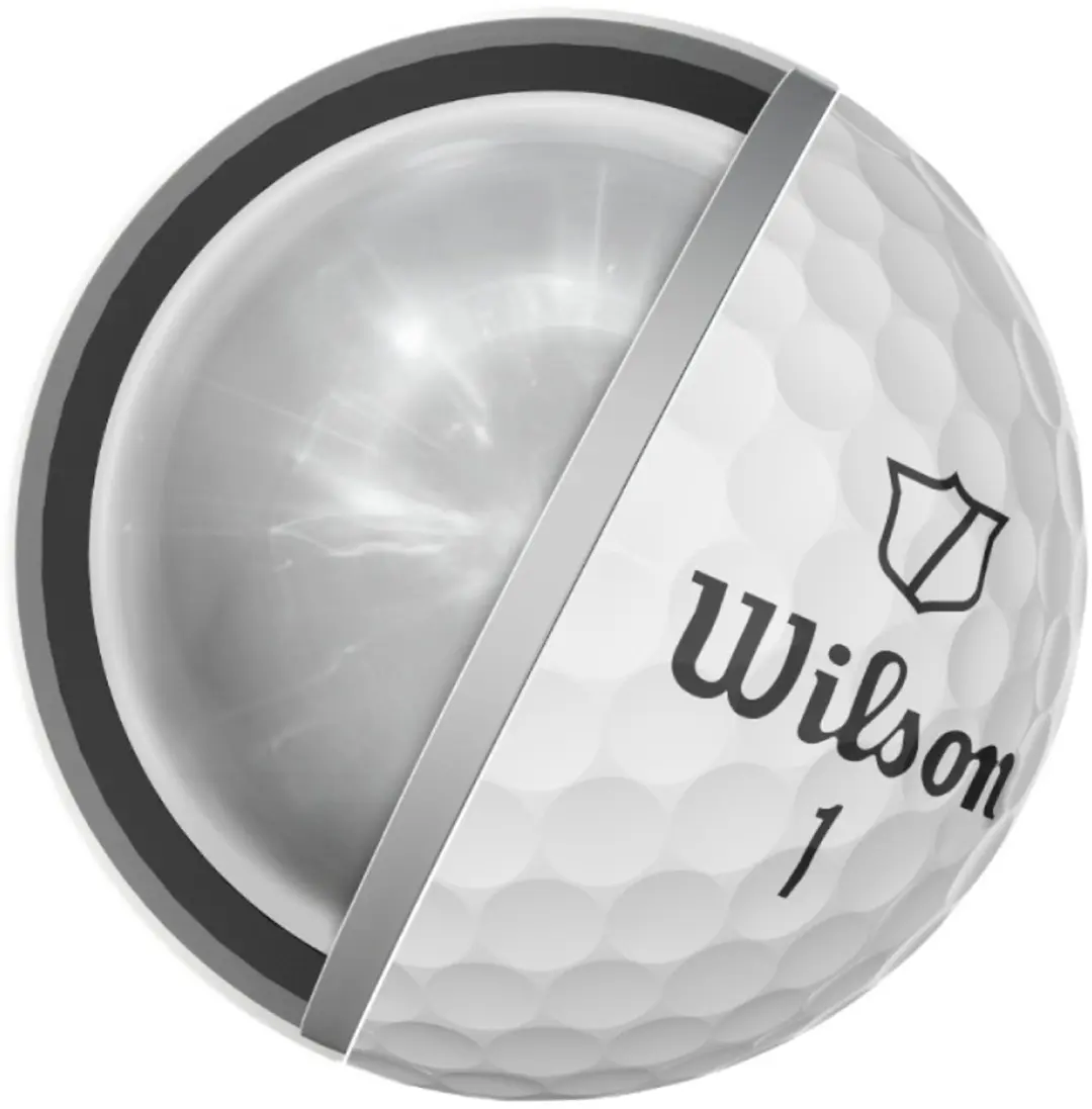Wilson Staff Model Golfballen 2024 - Geel - 12 Stuks