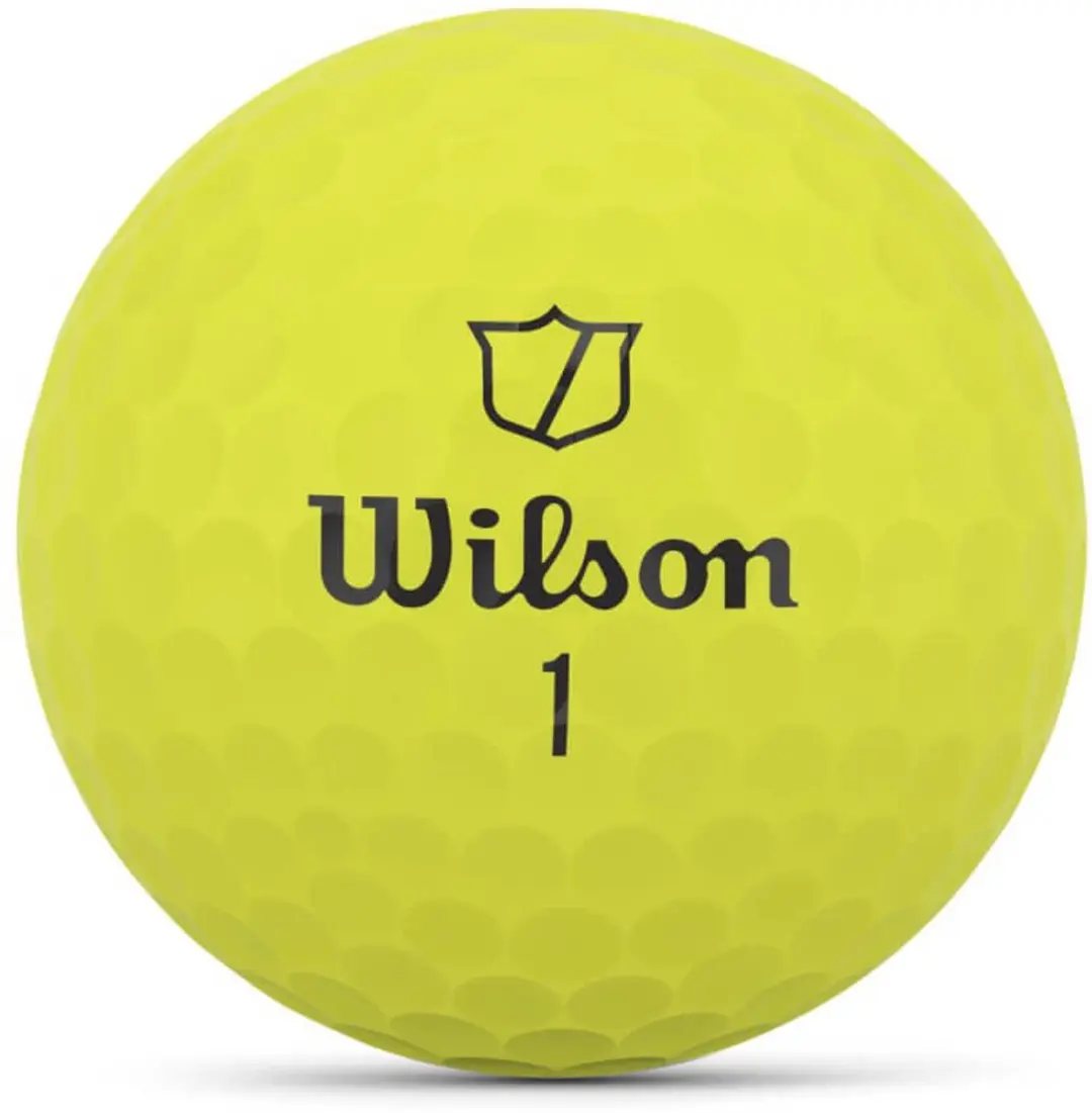 Wilson Staff Model Golfballen 2024 - Geel - 12 Stuks