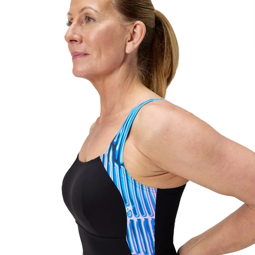 Speedo Eco Enduraflex Badpak Lunalustre - 38 - Blauw/Paars