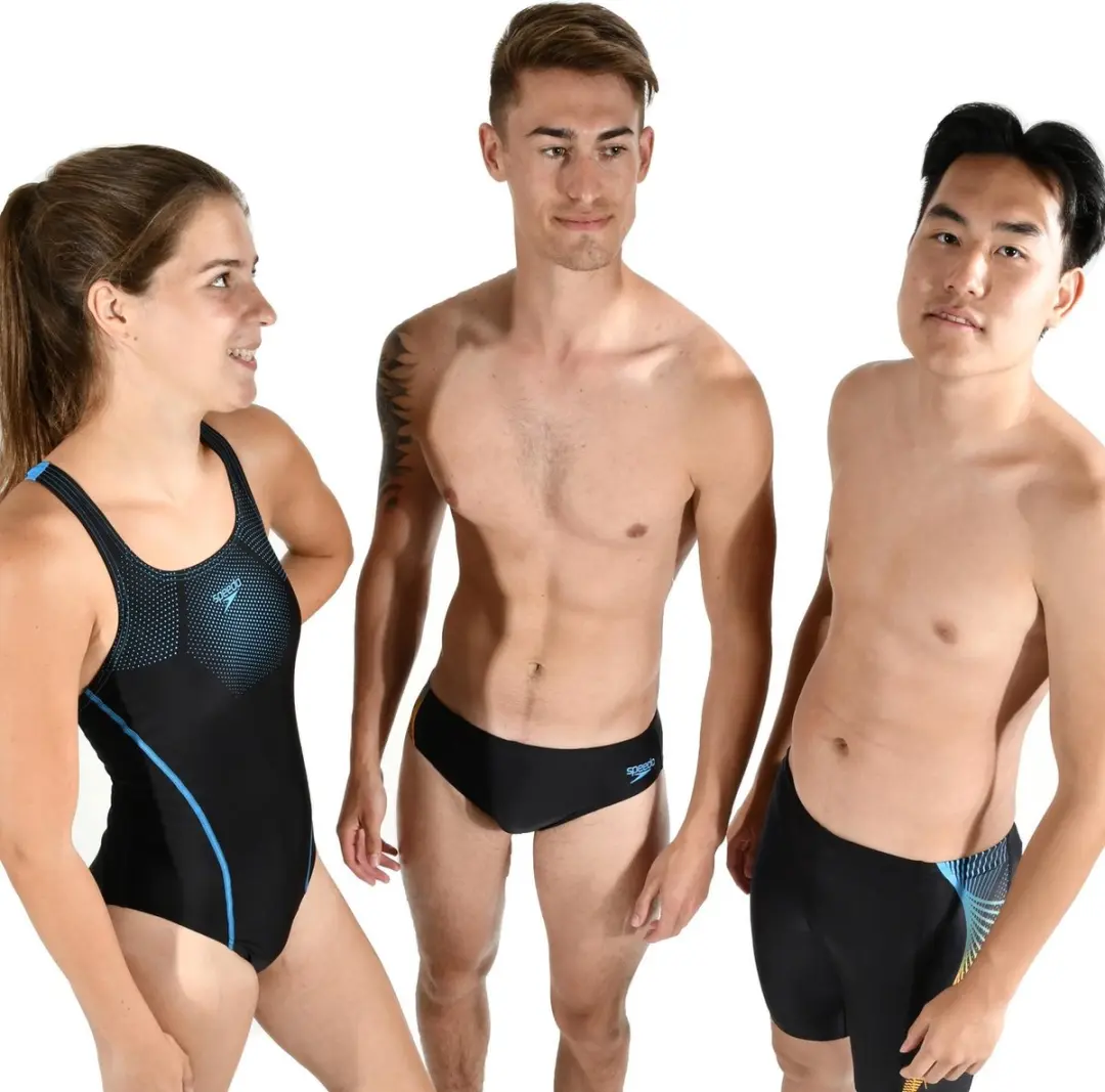 Speedo Tech Placement Medalist Zwemshort - Maat 38 - Zwart/Blauw
