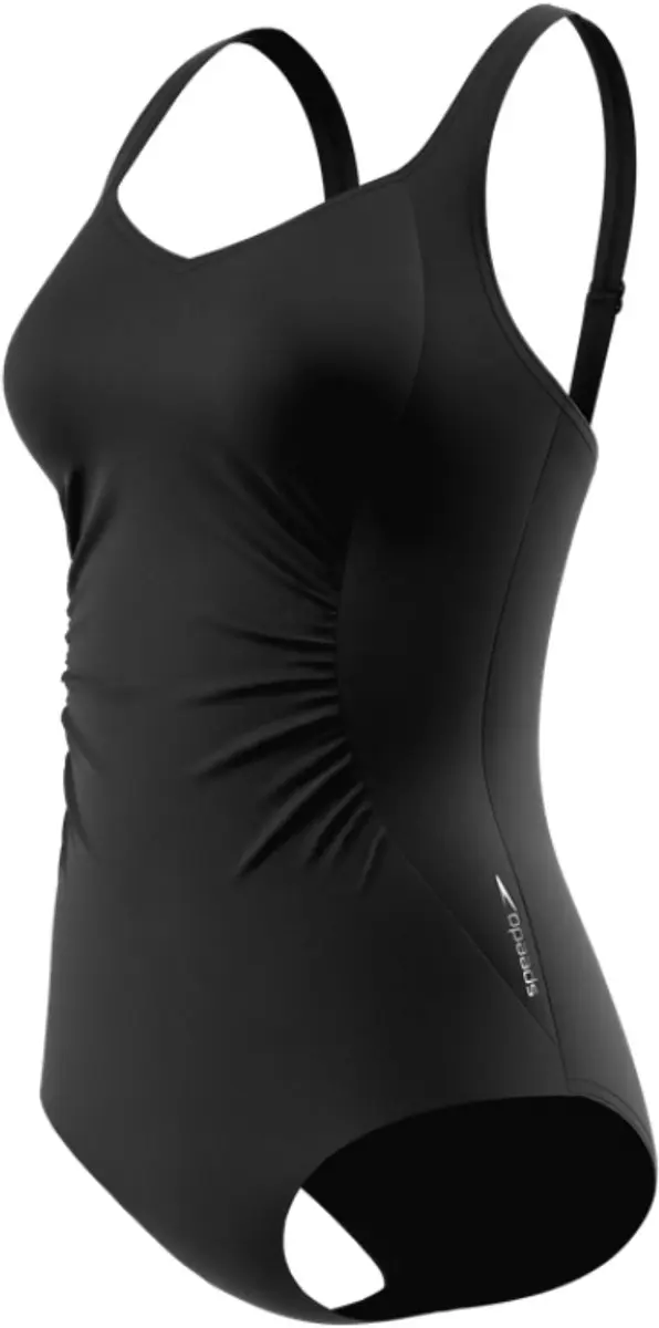 Speedo Badpak Shirred - Maat 48 - Antraciet