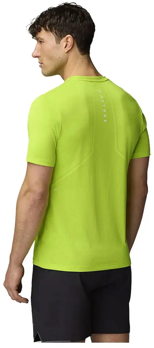 Castore CMD30841 T-shirt - M - Acid Lime/Reflecterend Wit