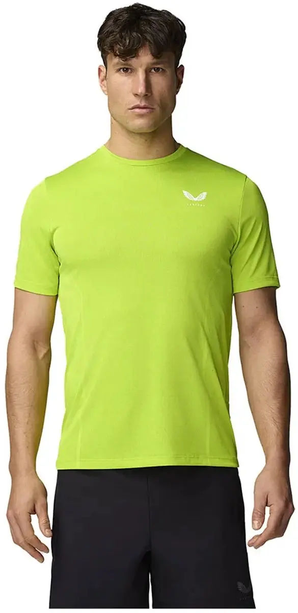 Castore CMD30841 T-shirt - M - Acid Lime/Reflecterend Wit - afbeelding 6 van 6