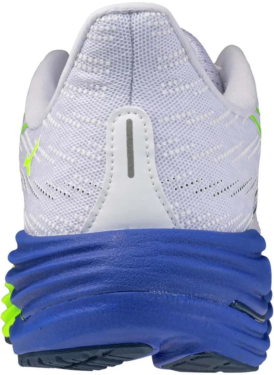 Mizuno Wave Rider 29 Heren Hardloopschoenen 44 - Wit/Geel/Blauw