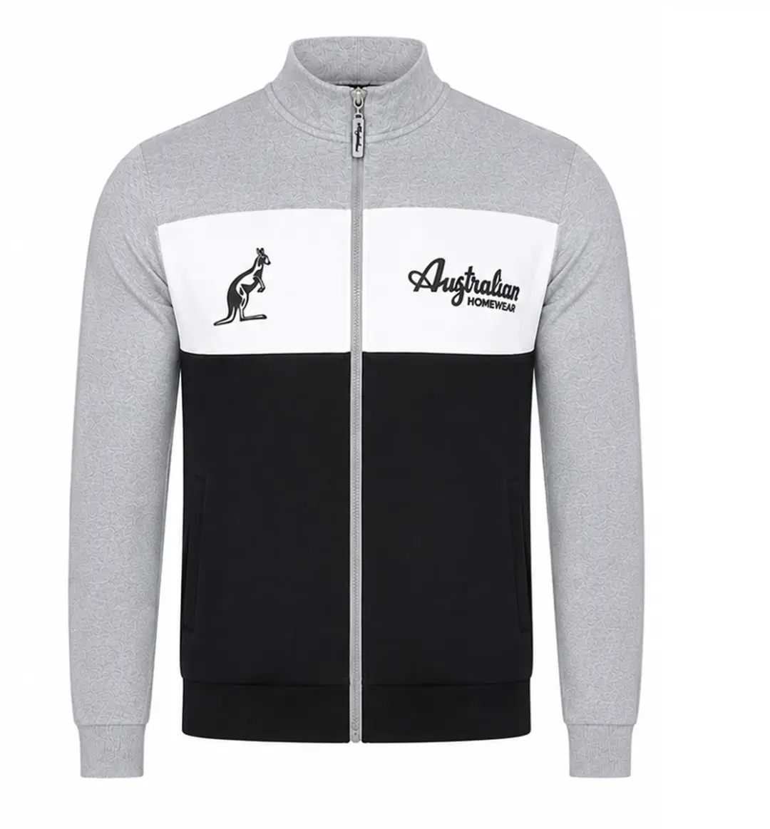 Australian Heren Joggingpak Grijs/Zwart - Maat M