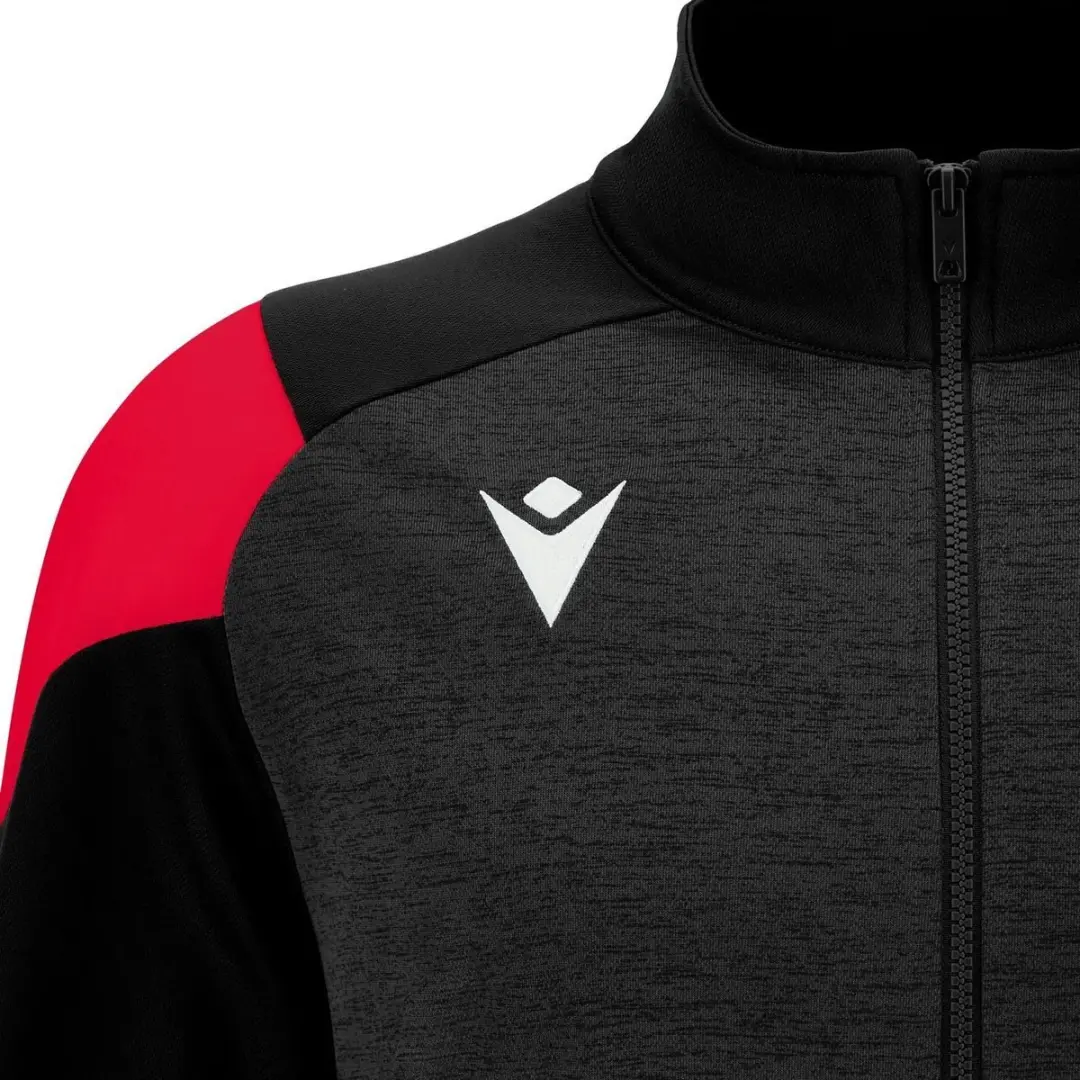 Macron Glory Vanir Top Full Zip Heren XXL - Zwart/Rood