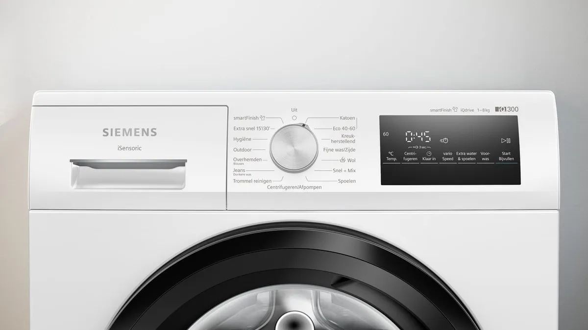 Siemens iQ300 WM14N206NL Wasmachine 8kg 1400rpm - Wit