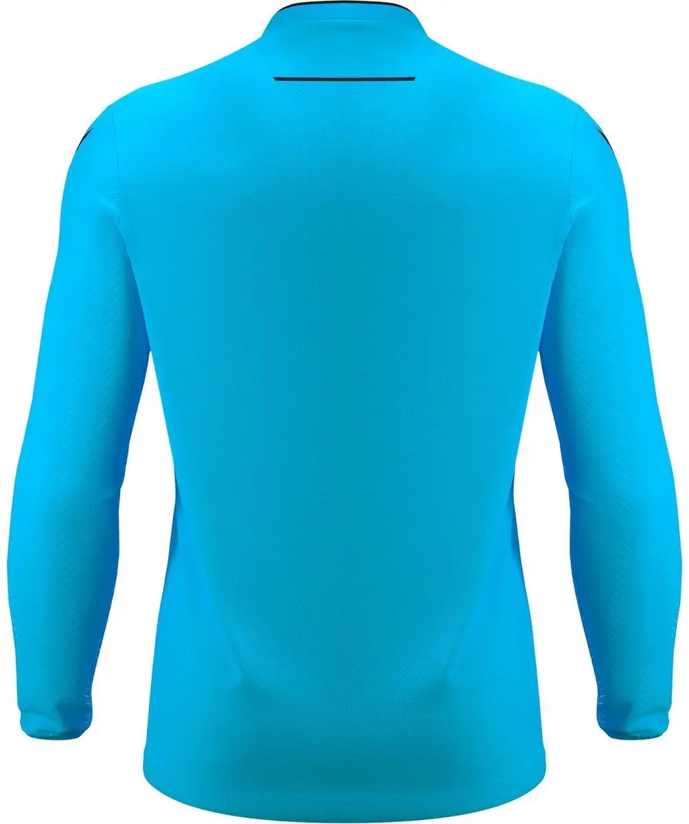 Macron Ponnet Eco Scheidsrechtersshirt Lange Mouw - M - Lichtblauw