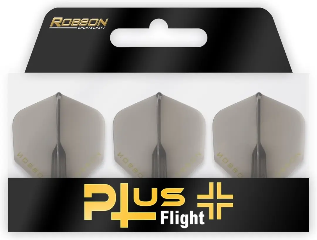 Bull's Robson Plus Dart Flights - Zwart - 3 Stuks