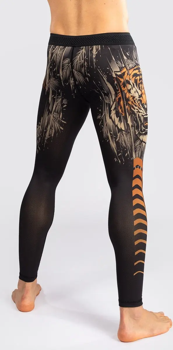 Venum Tiger Sportlegging - Zwart Neon Oranje L