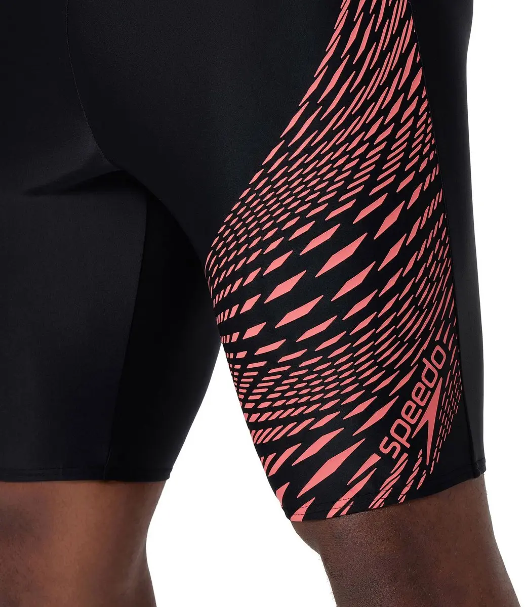 Speedo Eco Medley Logo Jammer Heren XXL - Zwart/Koraalrood - afbeelding 6 van 6