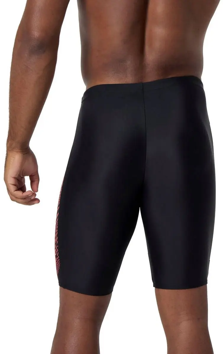 Speedo Eco Medley Logo Jammer Heren XXL - Zwart/Koraalrood