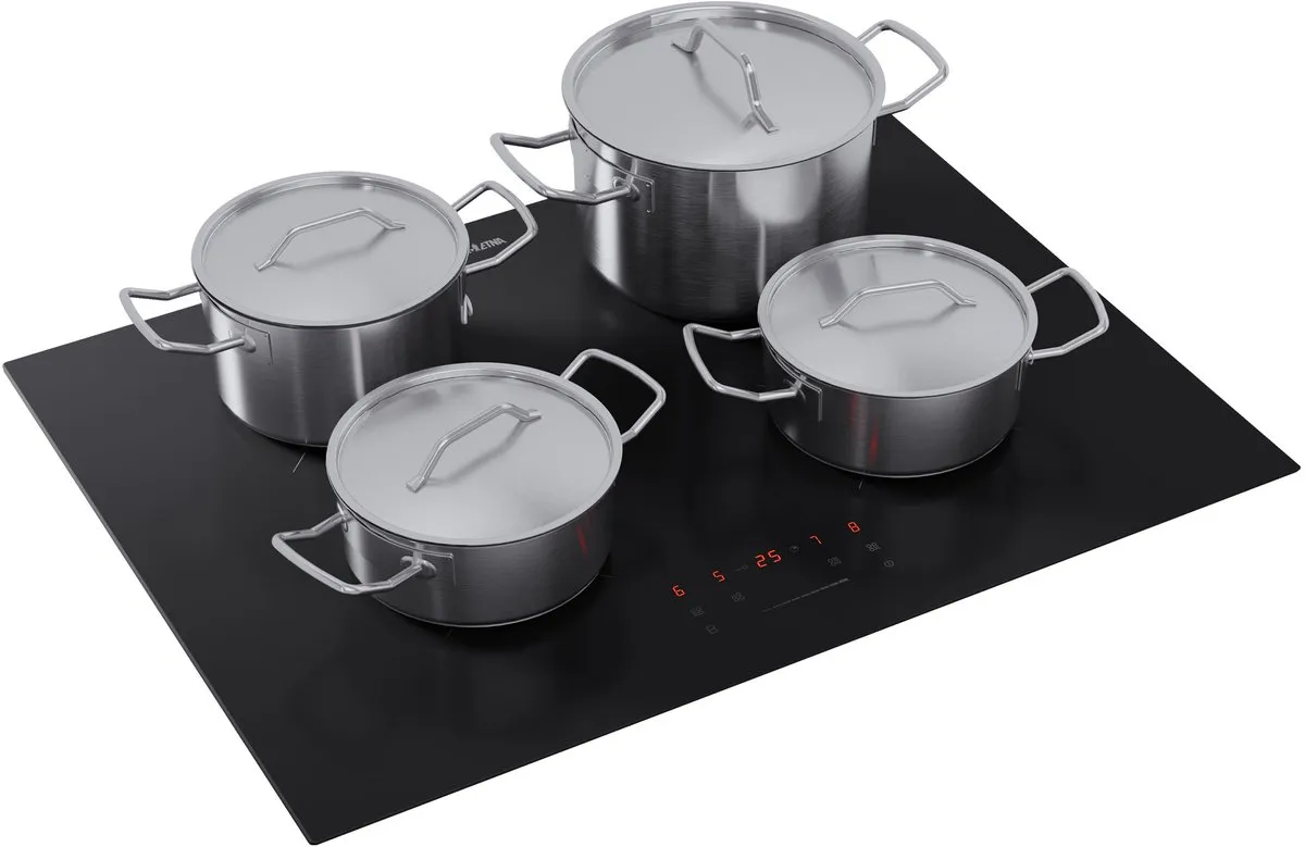Etna KI170ZT Inductiekookplaat 70cm - 4 Zones - Zwart