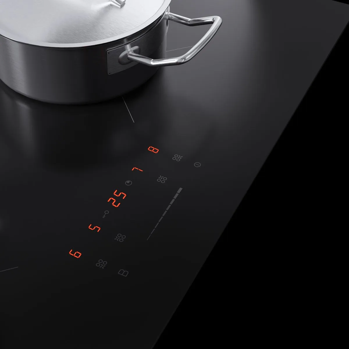 Etna KI170ZT Inductiekookplaat 70cm - 4 Zones - Zwart