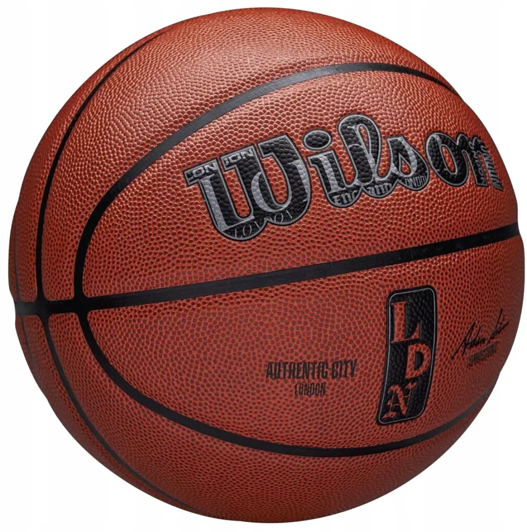 Wilson NBA Authentic City London Basketbal Maat 7 - Oranje