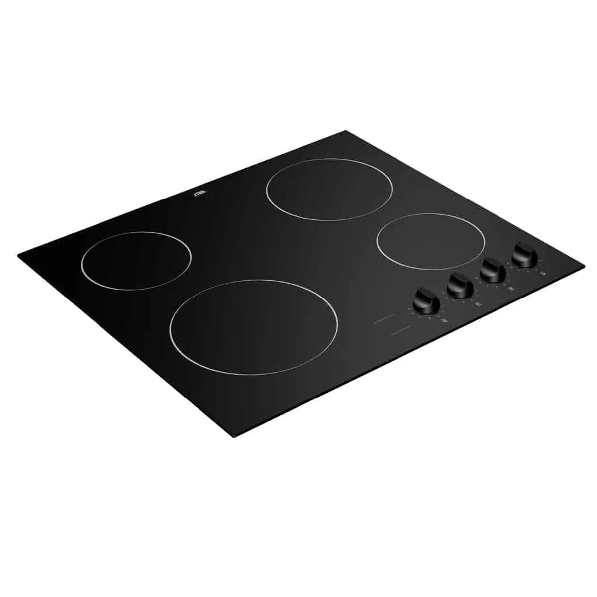 Etna KC160ZT Keramische Inbouwkookplaat - 4 Zones - Zwart
