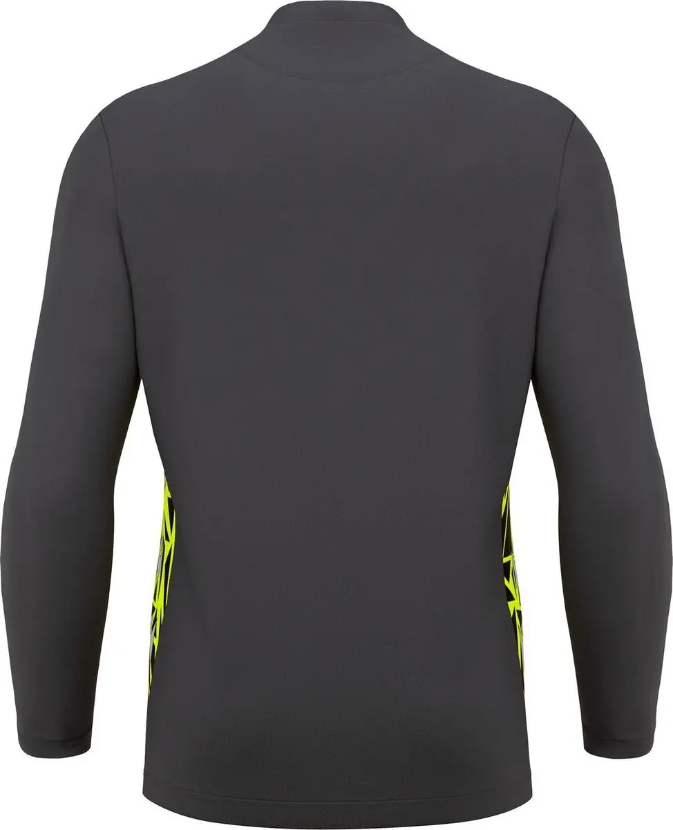 Macron Corvus Eco Keepershirt Kinderen - Antraciet/Fluogeel 11-12Y