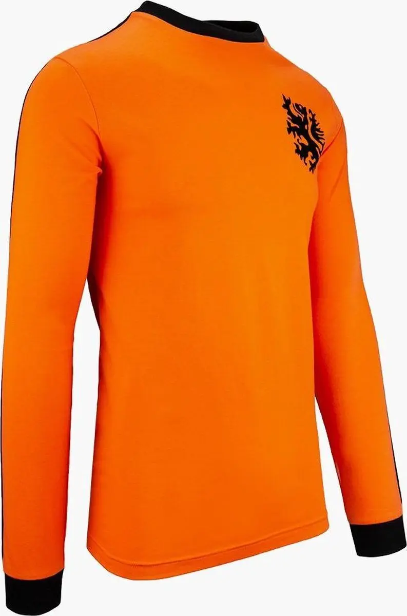 Cruyff World Cup 1974 Home LS T-shirt - Royal - Oranje - Maat 128