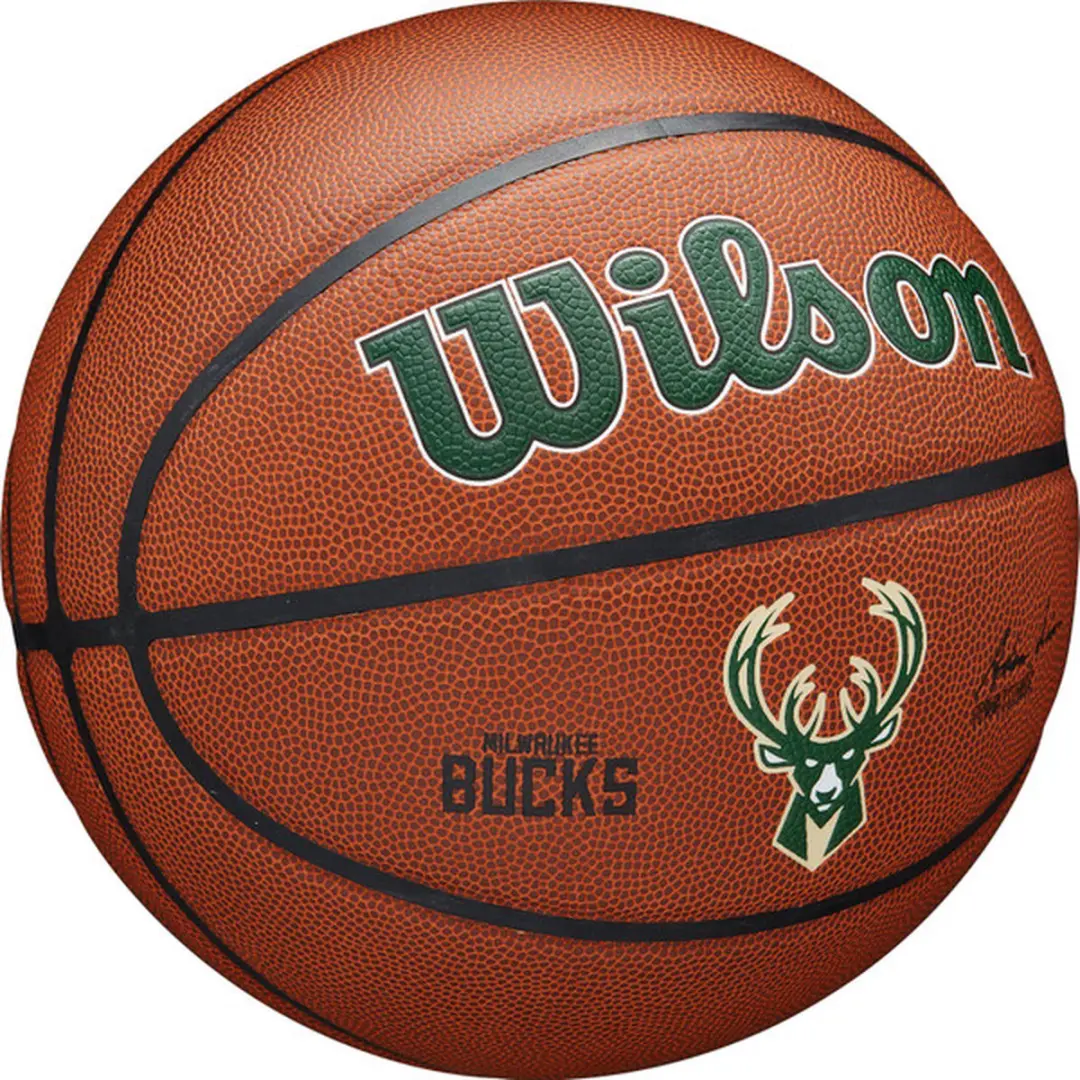 Wilson NBA Team Alliance Milwaukee Bucks Basketbal - 7 - Groen