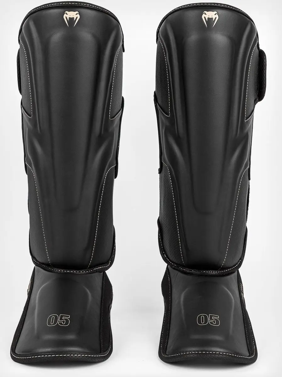 Venum Impact Evo Scheenbeschermers - Maat L - Zwart
