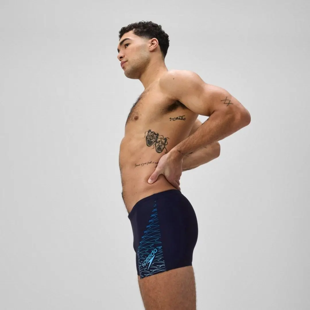 Speedo Medley Logo Aquashort Heren Sportzwembroek M - Marine/Blauw