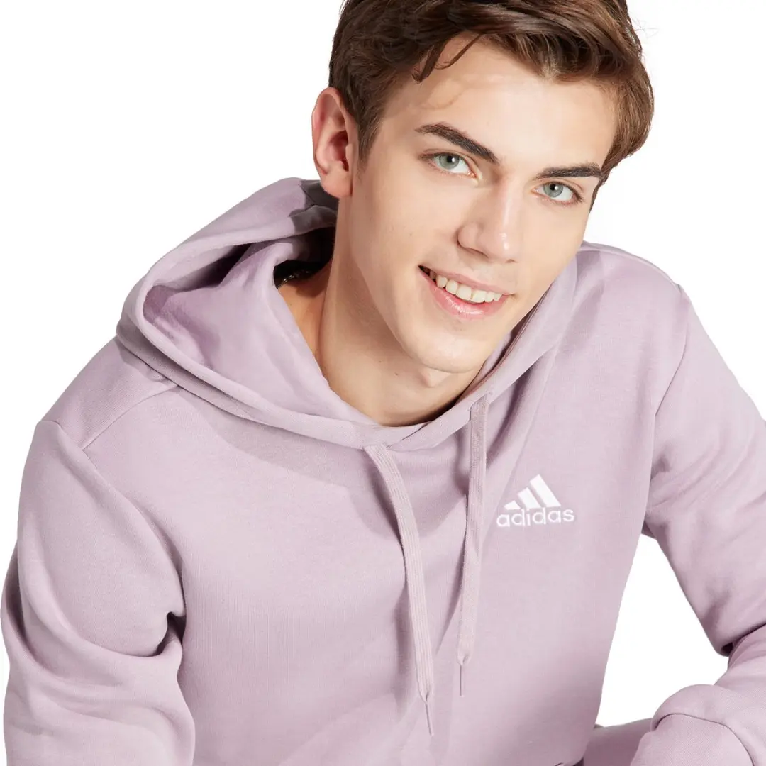 adidas Essentials Fleece Hoodie Heren - Paars L
