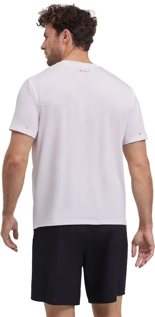 Falke Training Logo Shirt Heren - Wit - Maat L